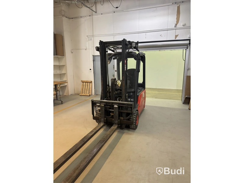 Gaffeltruck Linde E16L-01, eldriven, 1600 kg
