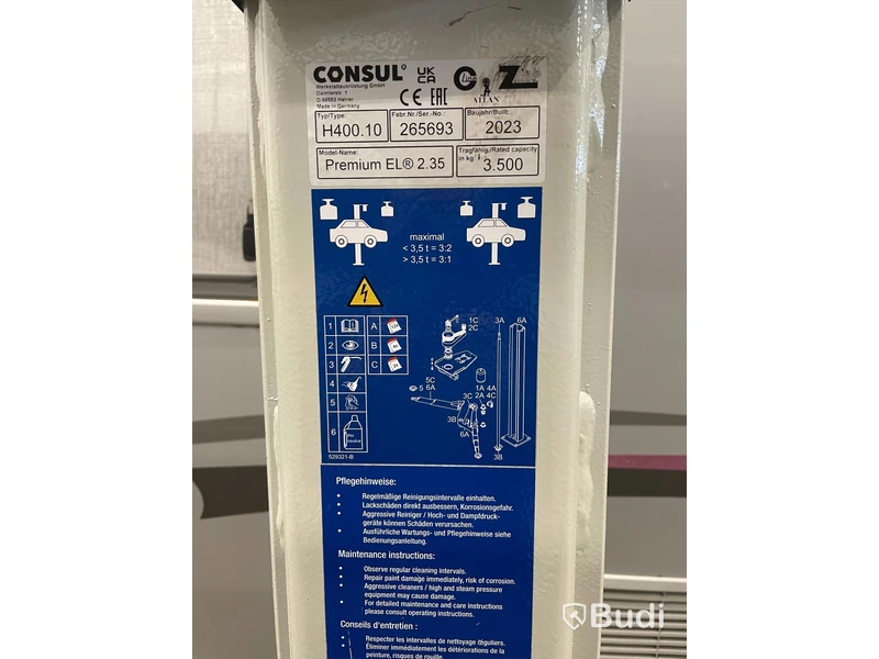 2-Pelarlyft Consul 3500 kg, -2023