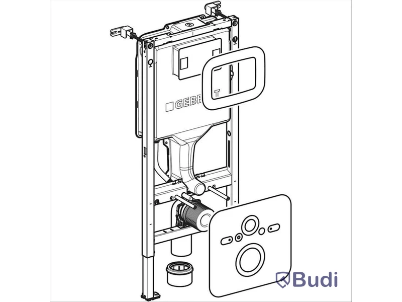 WC-FIXTUR GEBERIT, DUOFIX SIGMA SAWA H112