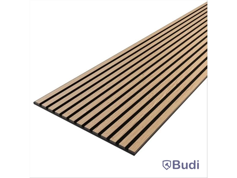 8 ST. AKUSTIKPANEL BATH DELUXE VASABERG 2400X520X18MM LJUS EK