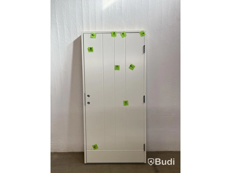 BRAND & LJUDDÖRR SOLID ELEMENTS YSTAD 10X21 VIT - HÖGER