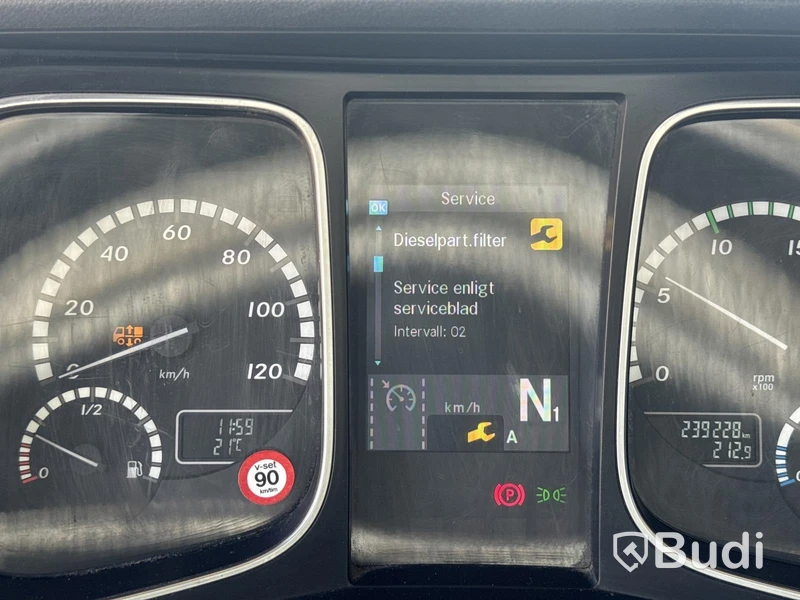 Slagbil Mercedes-Benz Actros -2019 |