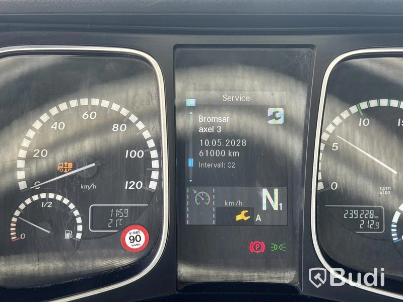 Slagbil Mercedes-Benz Actros -2019 |