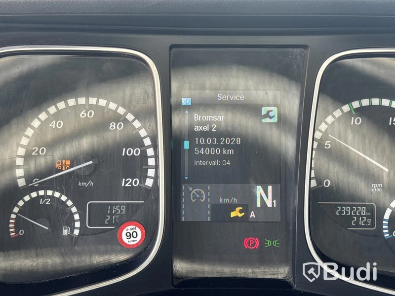 Slagbil Mercedes-Benz Actros -2019 |