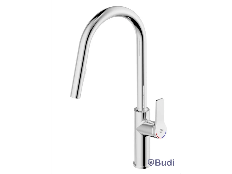 (NEW) GUSTAVSBERG EPIC PULL-OUT KITCHEN MIXER TAP, CHROME