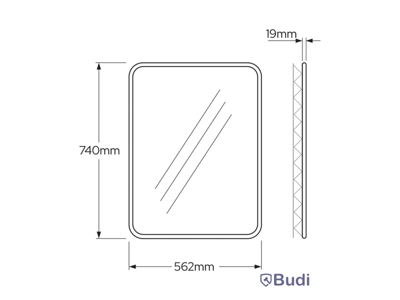 (NEW) GUSTAVSBERG MIRROR, DUCENTIC SMALL