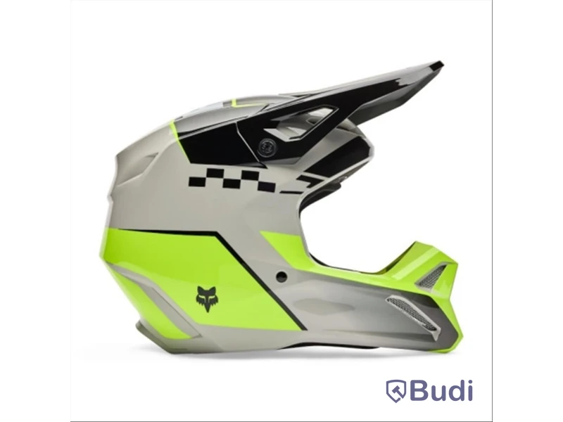 HJÄLM FOX, V1 COLLECT GRAY/YELLOW HELMET, 36380-086-M, STL. M