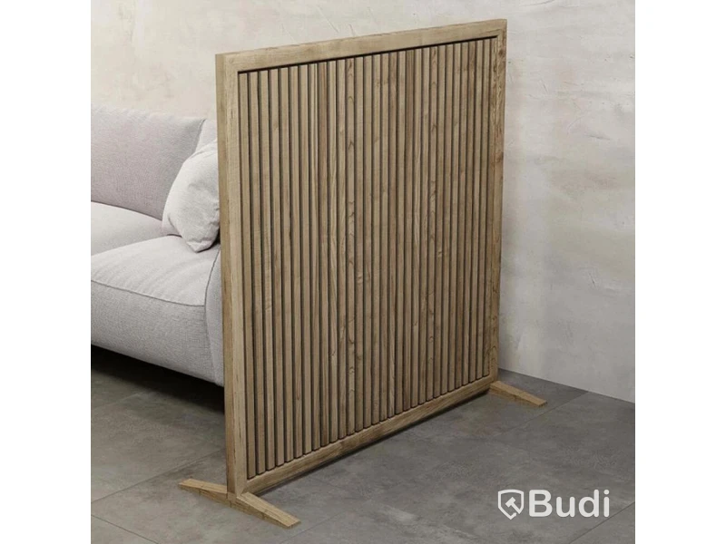 AKUSTIKPANEL PROBAU FRISTÅENDE 130X130X4 CM VALNÖT