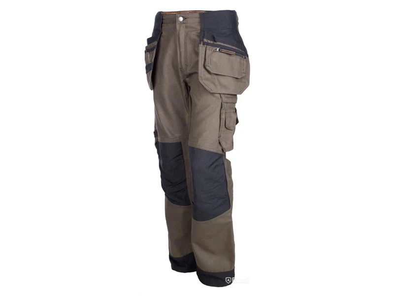 2 st. Hantverksbyxa Björnkläder, Carpenter ACE toolpocket trousers, stl. 124