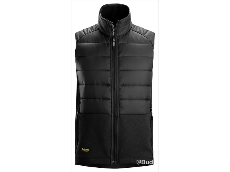(NEW) SNICKERS HYBRID VEST, 4902-0404, BLACK FW, SIZE XXL