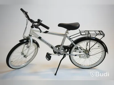 Cykel Svalan, City3, hjul 20 tum, ram 10 tum, vit/silver