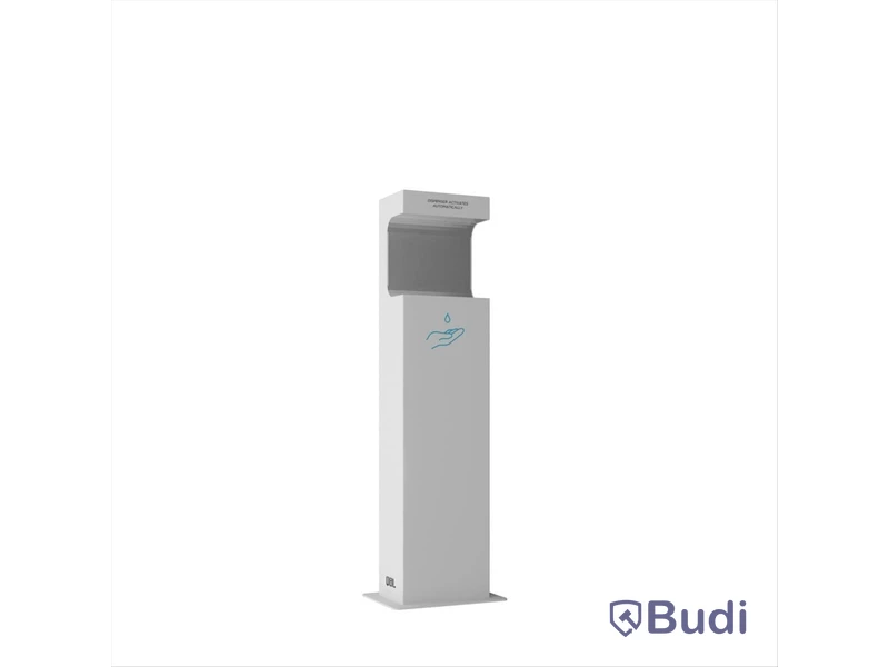 Automatisk Handspritstation QBL – Beröringsfri Golvmodell – Vit