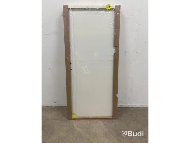 (NEW) SOLID ELEMENTS YSTAD EXTERIOR DOOR 10X21 LEFT-HAND WHITE