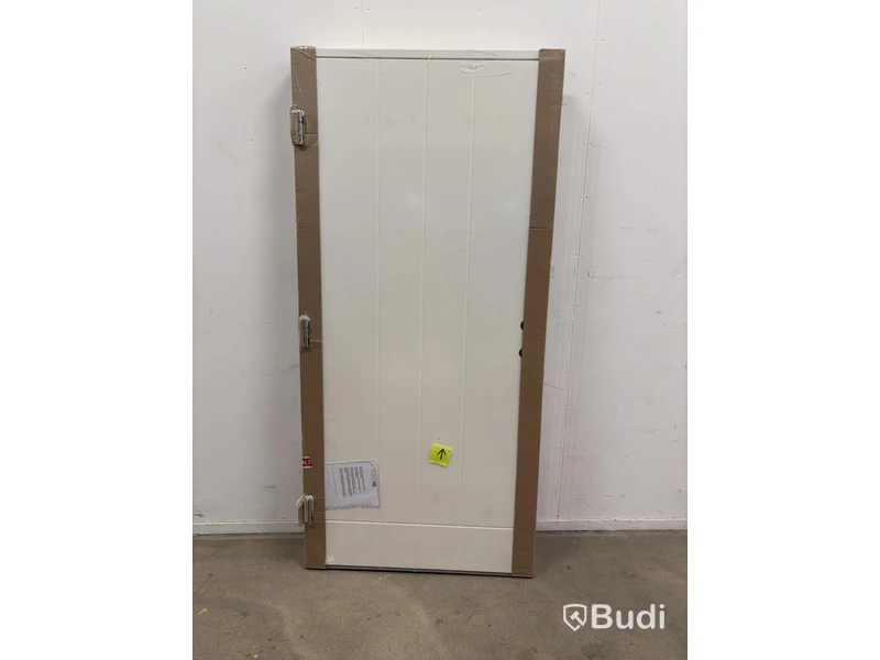 (NEW) SOLID ELEMENTS YSTAD EXTERIOR DOOR 10X21 LEFT-HAND WHITE