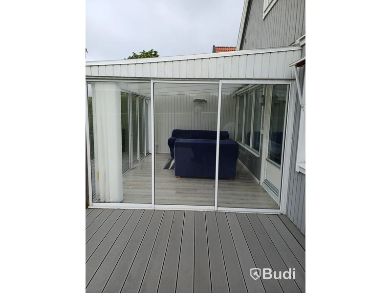 Sliding glass door sections, 3 units. Sold dismantled