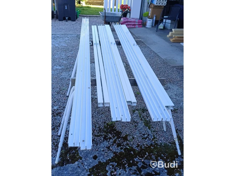 Sliding glass door sections, 3 units. Sold dismantled