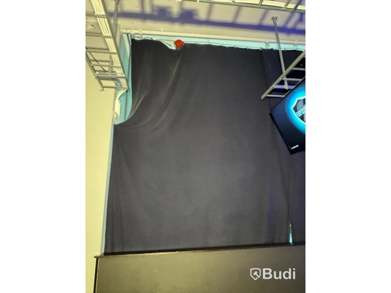 9 black opaque curtain panels