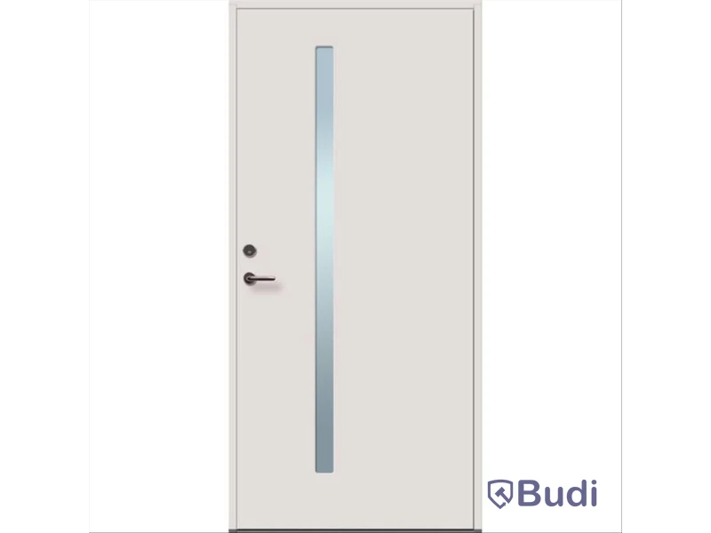 (NEW) SOLID ELEMENTS FUNKIS M1 EXTERIOR DOOR 10X21 RIGHT-HAND WHITE
