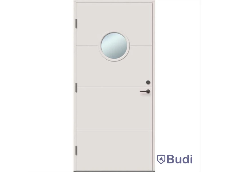 (NEW) EXTERIOR DOOR SOLID ELEMENTS SÄLEN 10X21 LEFT-HINGED WHITE