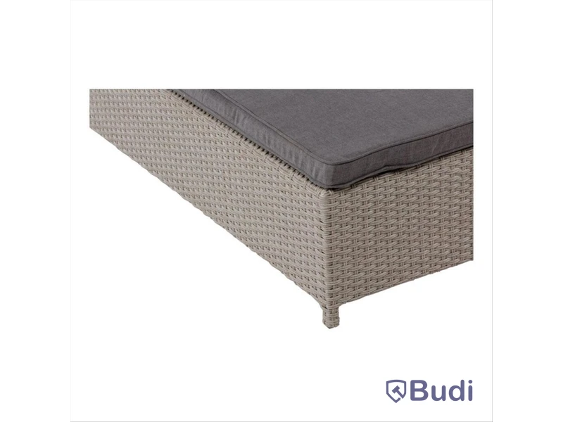 (NEW) SUNFUN VASSE SUN LOUNGER LIGHT GREY