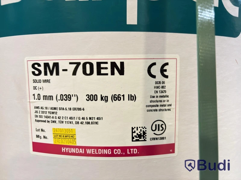SOLIDTRÅD HYUNDAI SG3 SM-70EN 1.0*300 BALL PAK