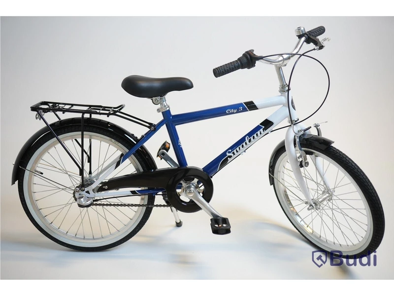 (NEW) Svalan City3 bicycle, 20-inch wheels, 10-inch frame, white/blue