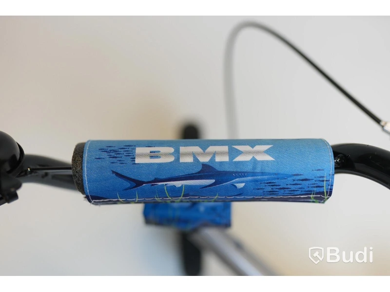 Cykel Shark, BMX, hjul 12 tum, ram 6 tum, silver