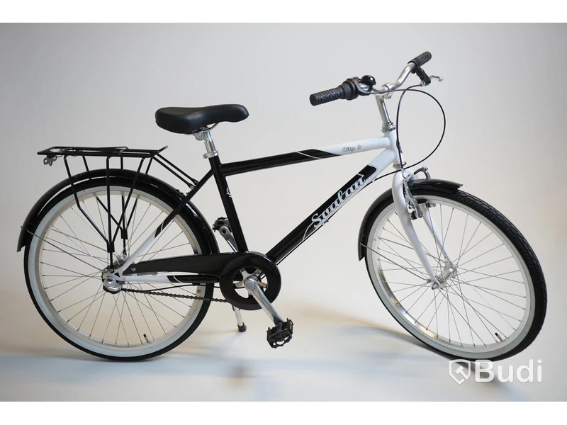 (NEW) Svalan City3 bicycle, 24-inch wheels, 14-inch frame, white/black