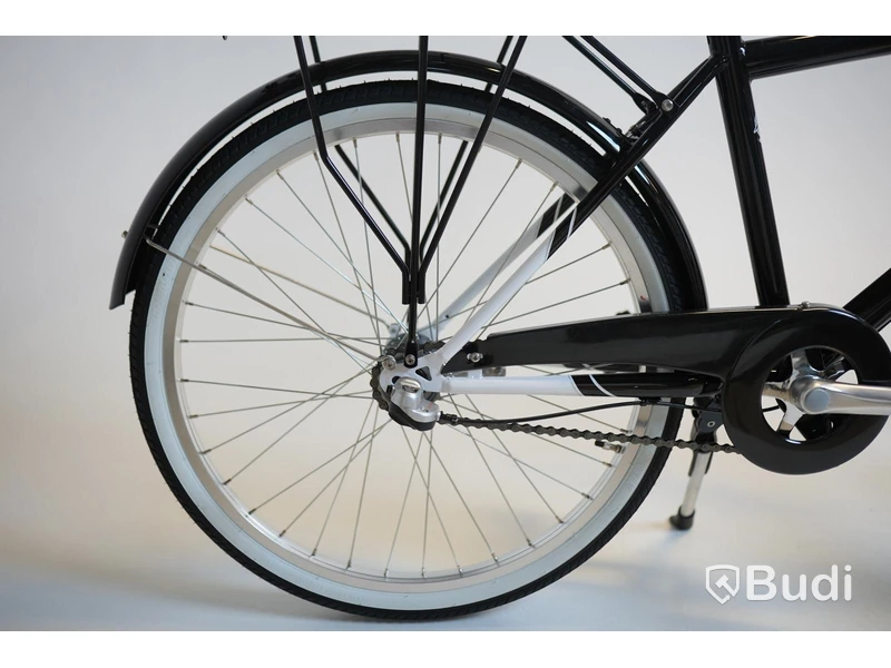 (NEW) Svalan City3 bicycle, 24-inch wheels, 14-inch frame, white/black