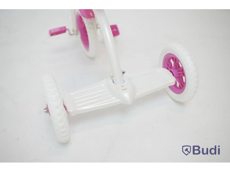 (NEW) 2 Rex tricycles, without tray, white/pink