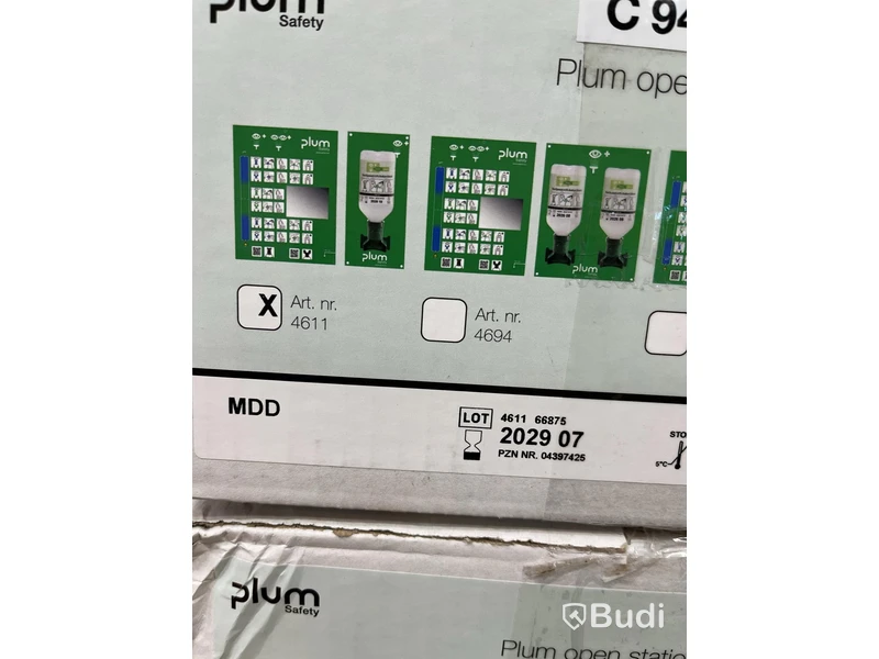 2 ST. ÖGONDUSCHSTATION PLUM | PLASTLÅDA | 1 DUSCH