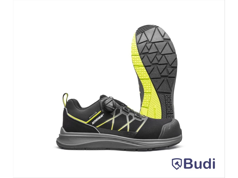 (NEW) ACTIVEWEAR KIPP 7678 SAFETY SHOE, S7S FITGO, BLACK, SIZE 47
