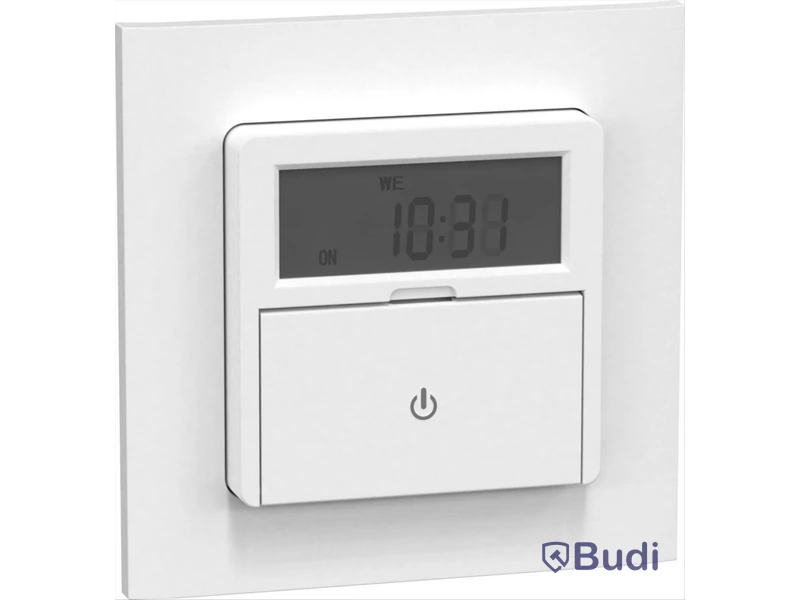 (NEW) IN-WALL DIGITAL TIMER, WHITE, 8A, PROGRAMMABLE, CONNECT 2 HOME