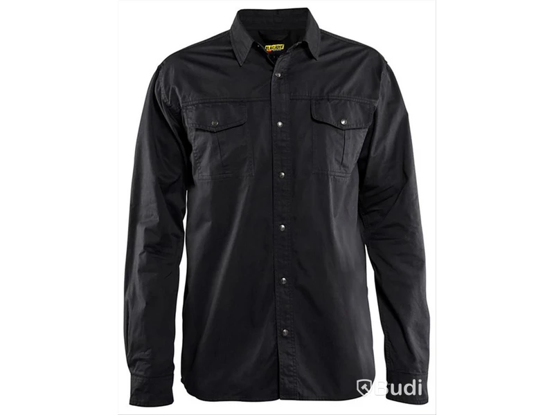 2 ST. SKJORTA BLK 3297-1135 SVART, STL. 3XL