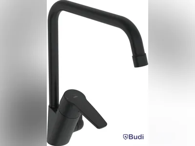(NEW) ORAS SWEA KITCHEN FAUCET WITH SHUTOFF, MATTE BLACK, ENERGY CLASS B