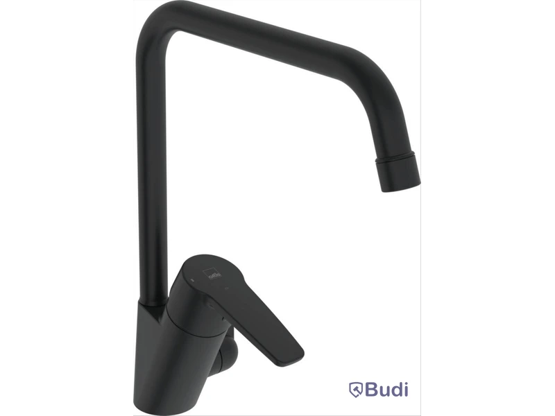 (NEW) ORAS SWEA KITCHEN FAUCET WITH SHUTOFF, MATTE BLACK, ENERGY CLASS B