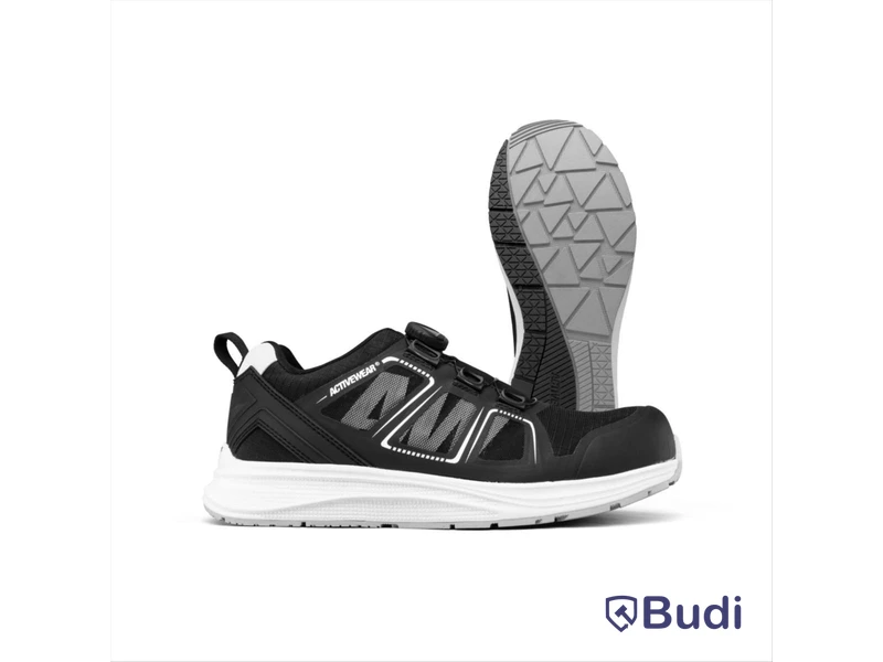 SKYDDSSKO ACTIVEWEAR SQUAT, 7422 FITGO S1P SVART STL. 46