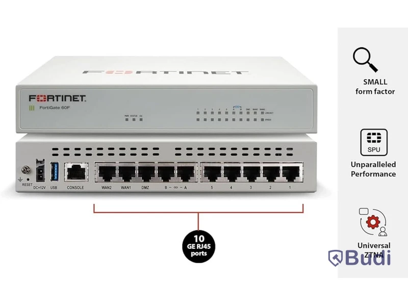 Brandvägg Fortinet FortiGate 60F