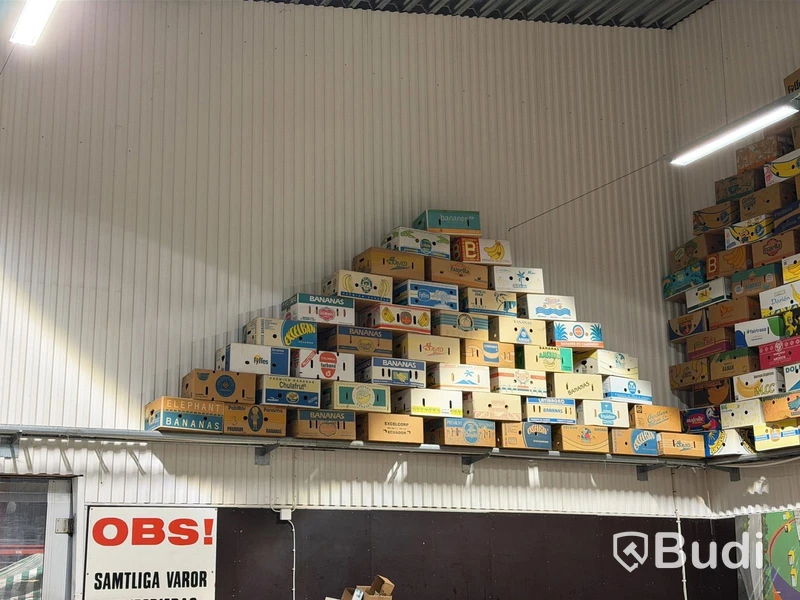 Samling banankartonger (stort unikt parti)