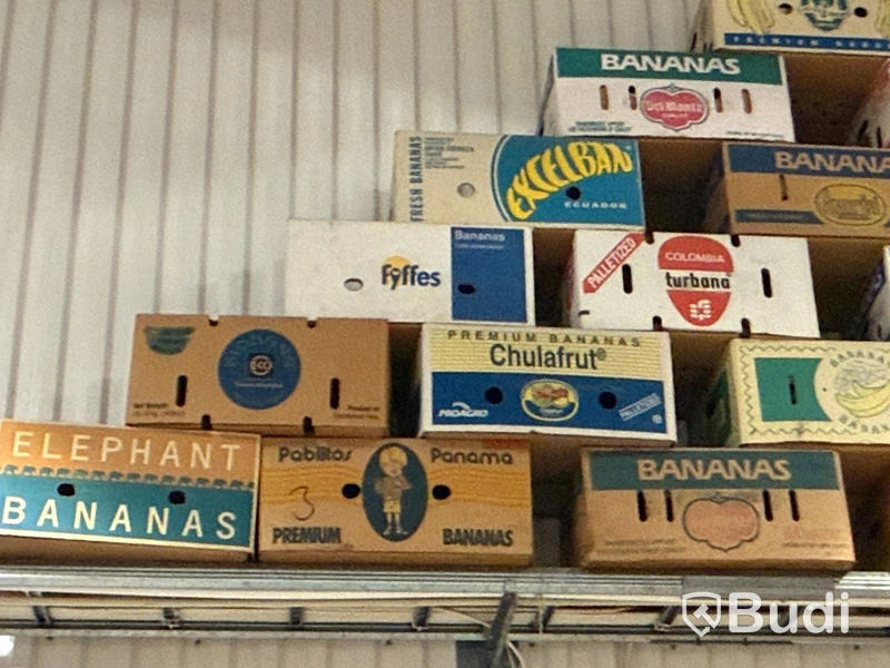 Samling banankartonger (stort unikt parti)