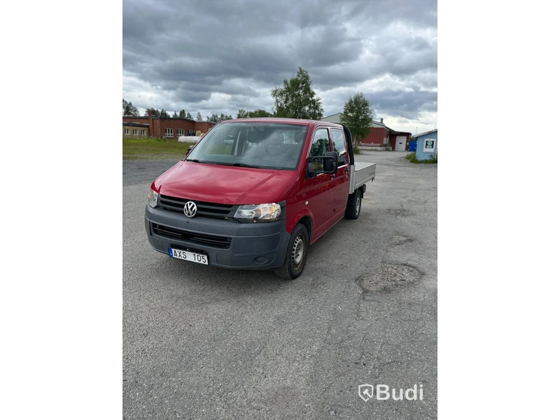 Flakbil Volkswagen Transporter Chassi Dubbelhytt 2.0 TDI -2010