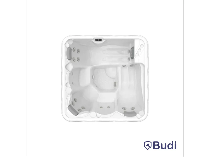 SPABAD WELLIS CALLISTO 5 PLATSER 20 JETS ICE WHITE+LOCKLYFT