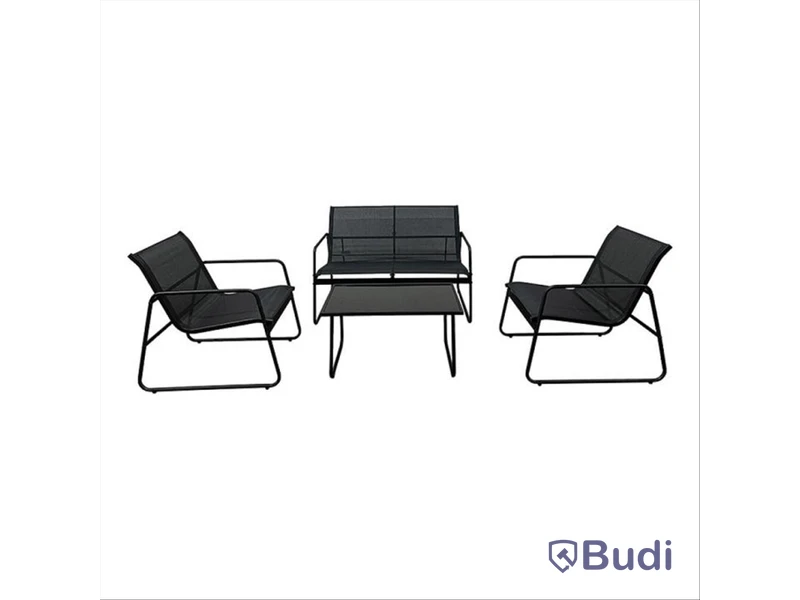 (NEW) SUNFUN MORA LOUNGE SET, BLACK