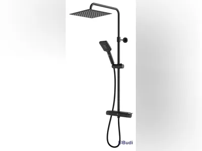 Takdusch Gustavsberg, Estetic Square 150 cc, mattsvart