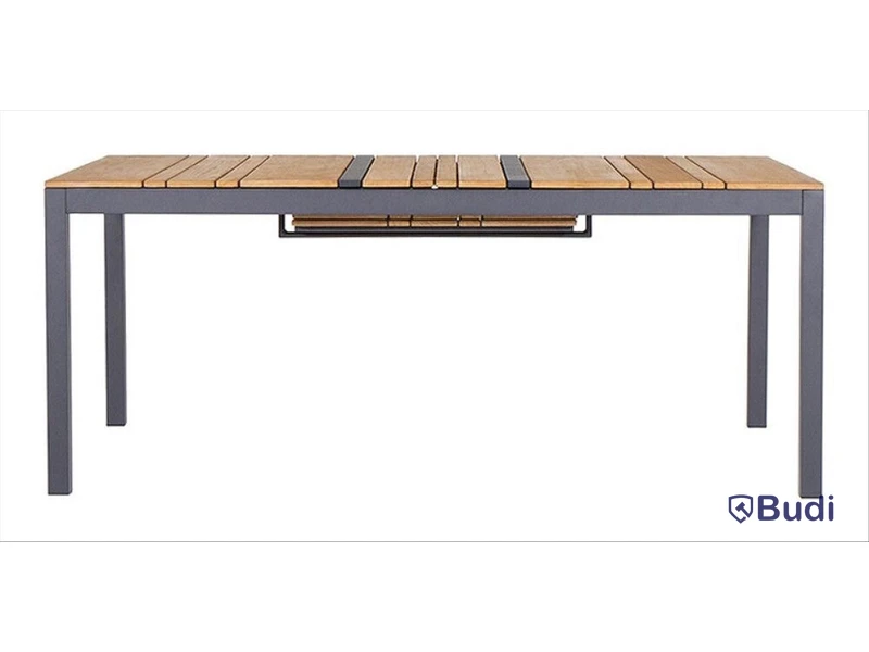 NEW) SENSUM OUTDOOR LIVING DANVIKEN EXTENDABLE DINING TABLE, BROWN