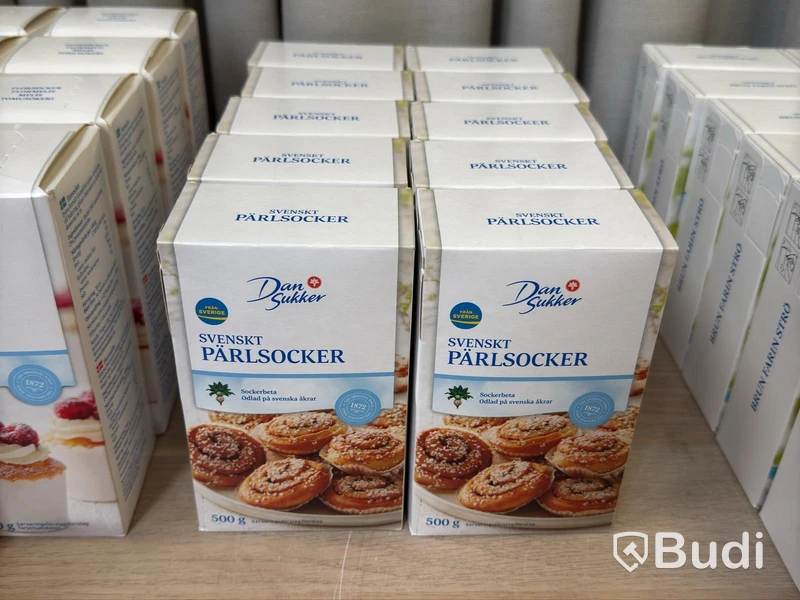 Parti socker, ströbröd, sirap & strössel