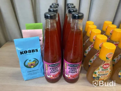 Jam, spices, mayonnaise, etc.