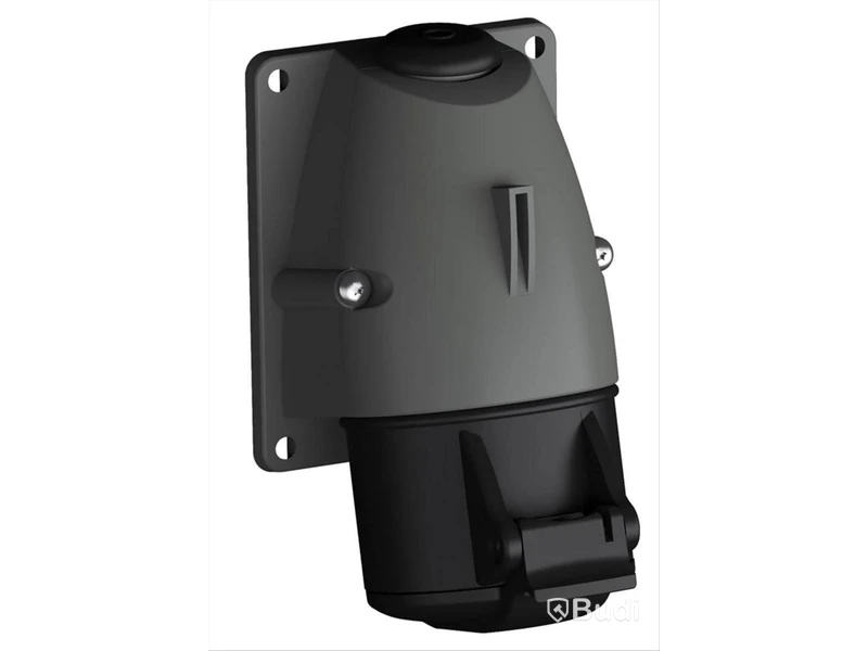 (NEW) 2 PCS. SURFACE-MOUNTED WALL SOCKET OUTLETS IP44 332RS7,
