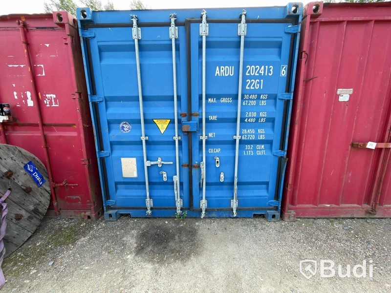 20-foot insulated container with contents
