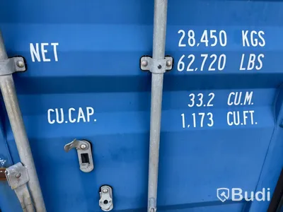 20-foot insulated container with contents